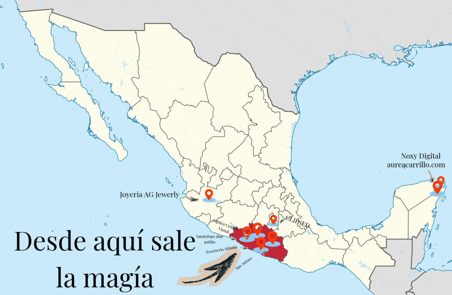 Desde aquí sale la magia - Guerrero